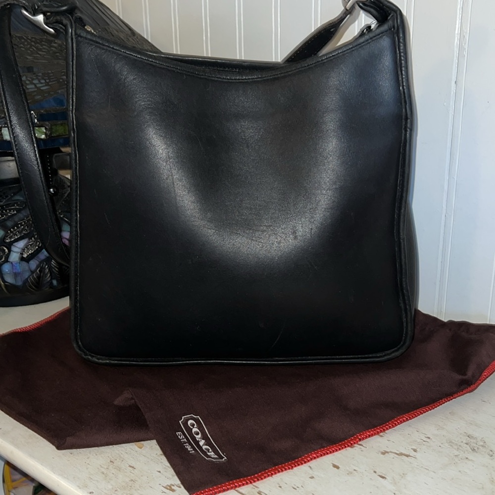 Vintage Coach 9073 leather purse Andrea bucket dust bag - Picture 3 of 9